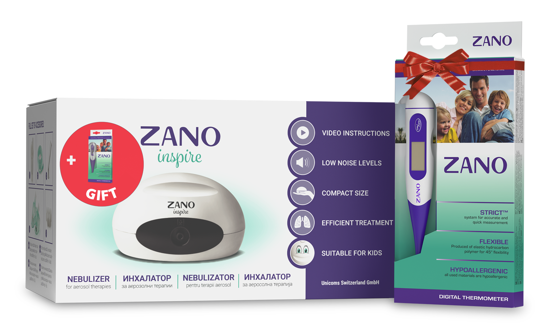 Zano Inspire + digital thermometer Zano